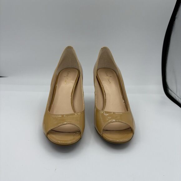 Cole Haan Heels Womens Size 7.5 B Air Lainey Peep Toe Pumps G3 - Picture 5 of 11